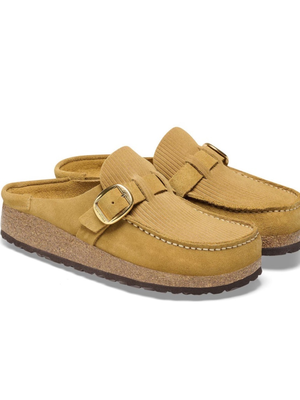 Birkenstock women’s Buckley
Suede Embossed sandals